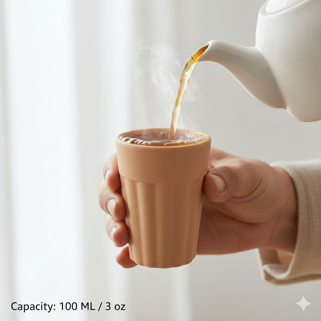 Chuski 100ML Unbreakable Melamine Tea Cup – Pack of 6