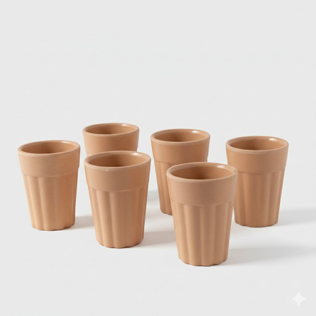 Chuski 100ML Unbreakable Melamine Tea Cup – Pack of 6