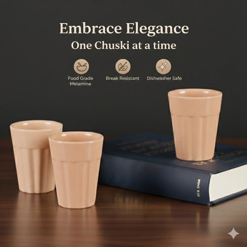 Chuski 100ML Unbreakable Melamine Tea Cup – Pack of 6