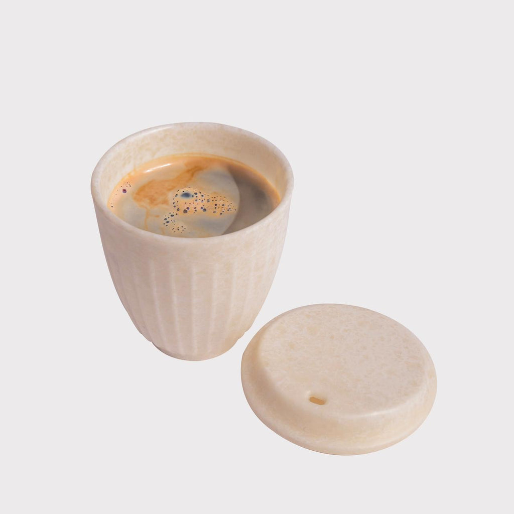 Chuski Classic Cream 100ML Melamine Tea Cup with Lid